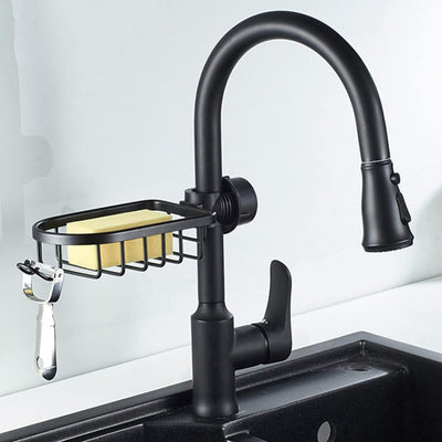 HydroTier - Verstellbares Aluminium-Duschregal & Waschbecken-Organisator