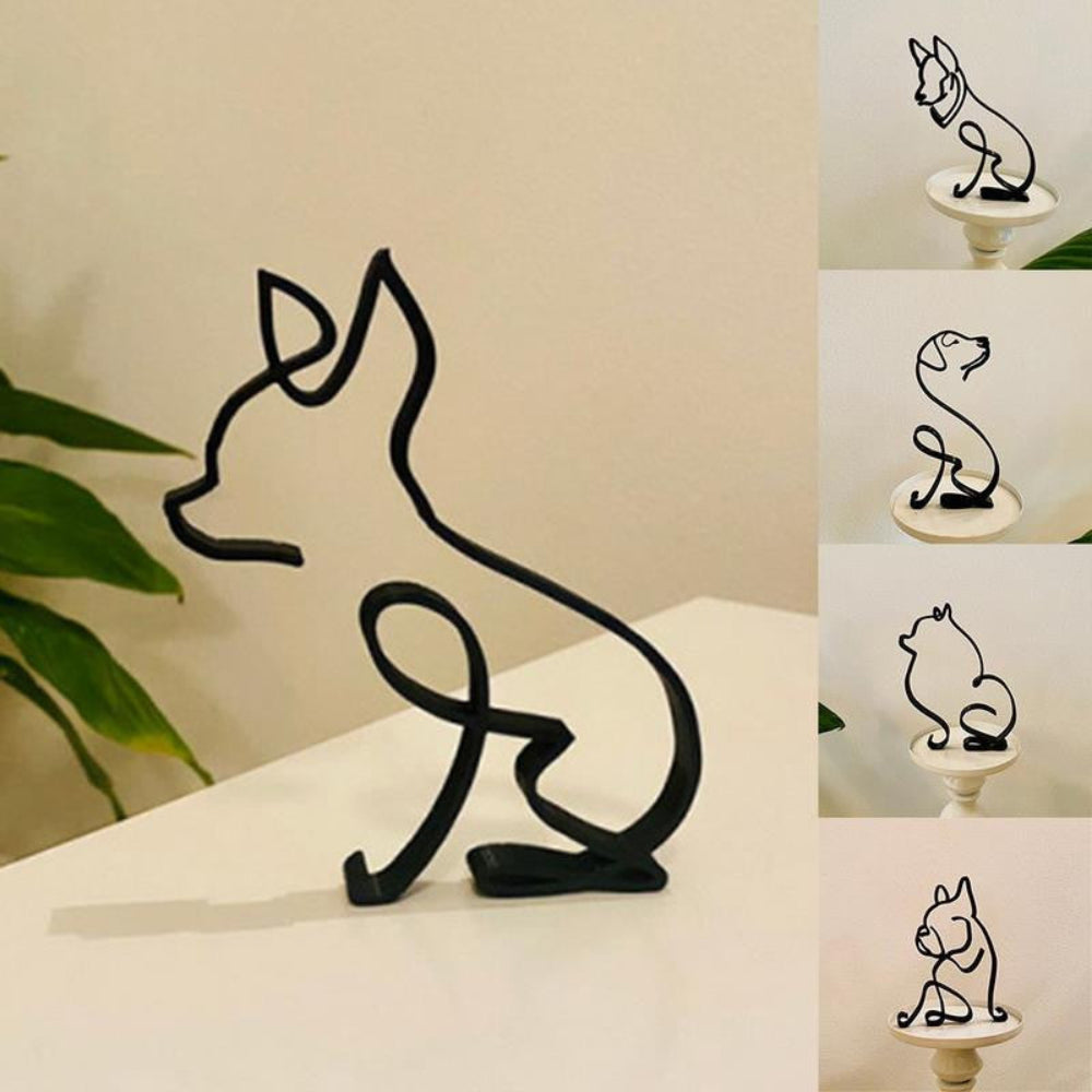 IronCompanions - Hund & Katze Metallskulpturen