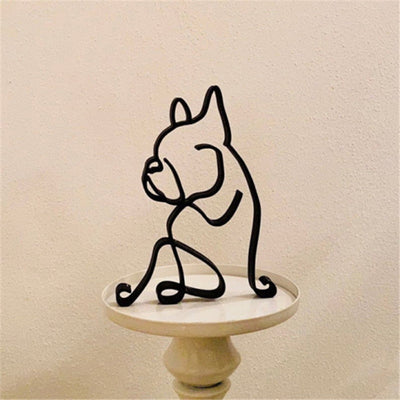 IronCompanions - Hund & Katze Metallskulpturen