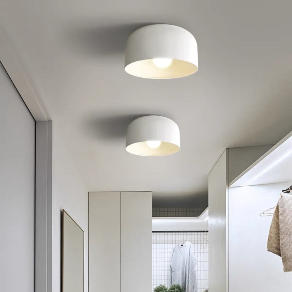 IronGlow – Moderne, bündig montierte Deckenleuchte aus Eisen
