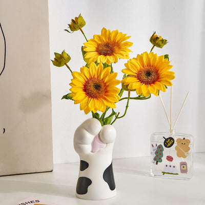 Katzenkrallen-Vase aus Kunstharz – Modernes künstlerisches Wohndekor