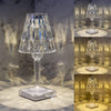 LED-Diamant-Kristall-Tischlampe - Elegantes, wiederaufladbares Licht mit Touch Control