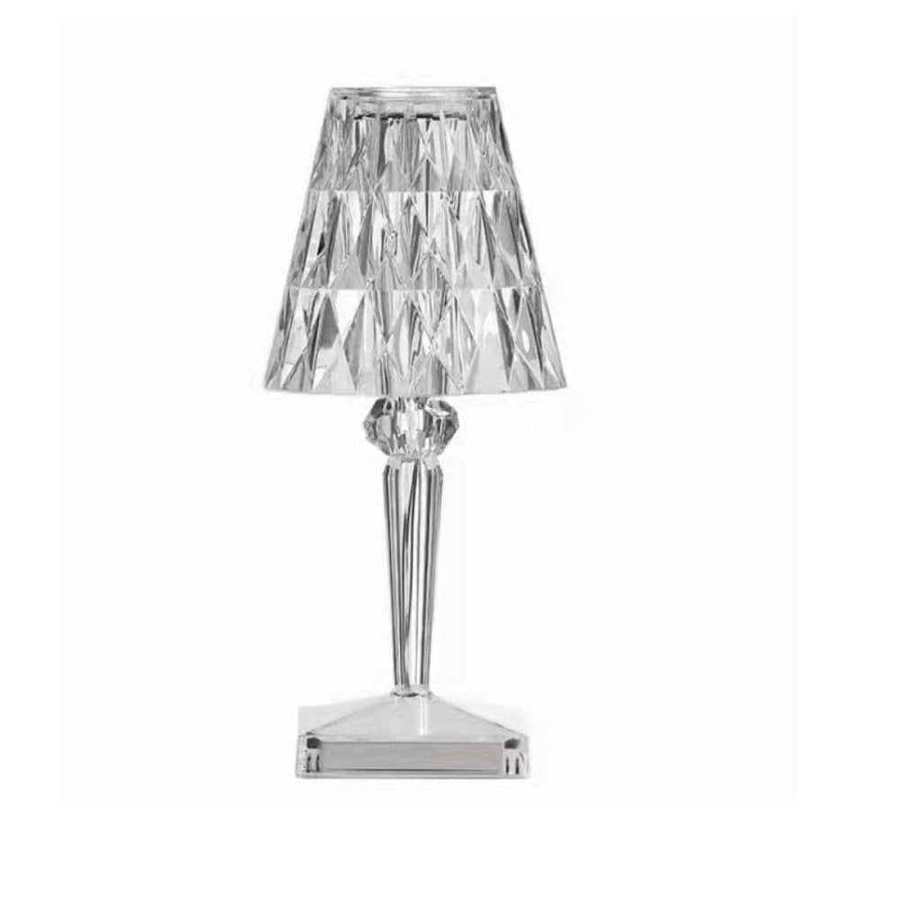 LED-Diamant-Kristall-Tischlampe - Elegantes, wiederaufladbares Licht mit Touch Control