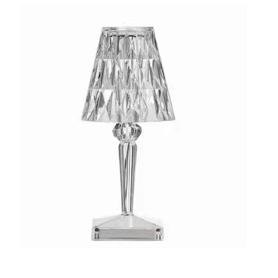 LED-Diamant-Kristall-Tischlampe - Elegantes, wiederaufladbares Licht mit Touch Control