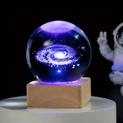 3D kosmische LED-Kristallkugel - Magische Heimbeleuchtung