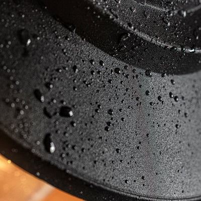 Lantry - Mattschwarze Wandlaterne
