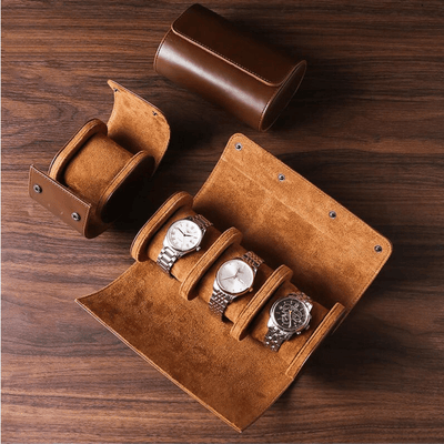 Leder-Uhrenetui - Stilvoller Organizer für Zeitmesser