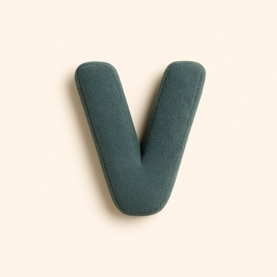 LetterLounge - Personalisiertes Alphabet-Sofa-Kissen