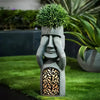 Light-Up - Solar LED Face Planter für Terrasse & Garten