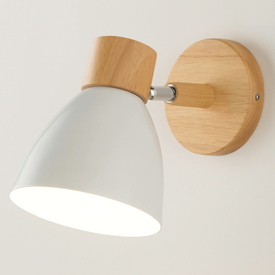 LoftBeam - Moderne Wandleuchte aus Holz und Eisen