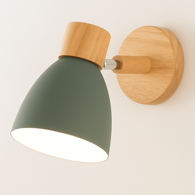 LoftBeam - Moderne Wandleuchte aus Holz und Eisen