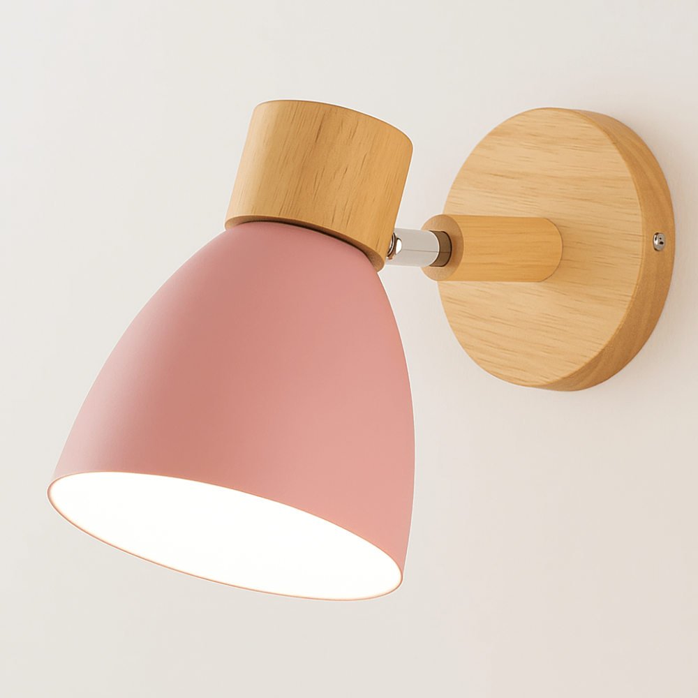 LoftBeam - Moderne Wandleuchte aus Holz und Eisen