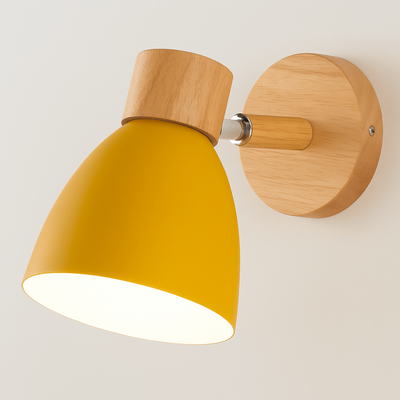 LoftBeam - Moderne Wandleuchte aus Holz und Eisen