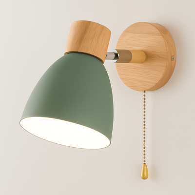 LoftBeam - Moderne Wandleuchte aus Holz und Eisen
