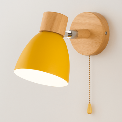LoftBeam - Moderne Wandleuchte aus Holz und Eisen