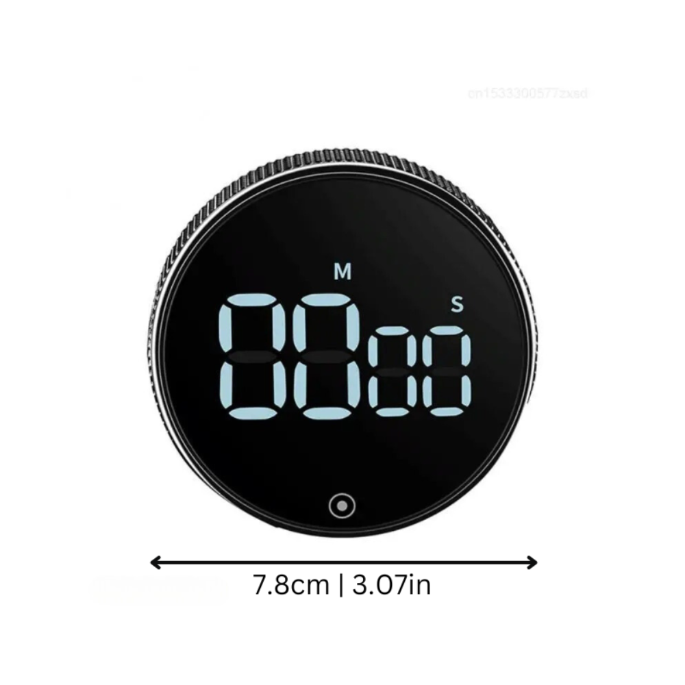 LoopTimer - Magnetischer LED-Timer mit Drehregler und 3-stufigem Alarm