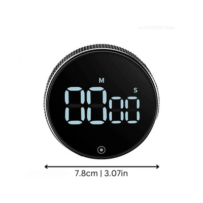 LoopTimer - Magnetischer LED-Timer mit Drehregler und 3-stufigem Alarm