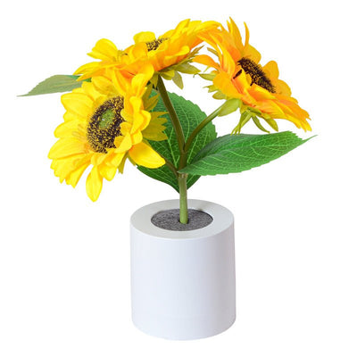 Petalara - Glitzernde, von Sonnenblumen inspirierte LED-Lampe