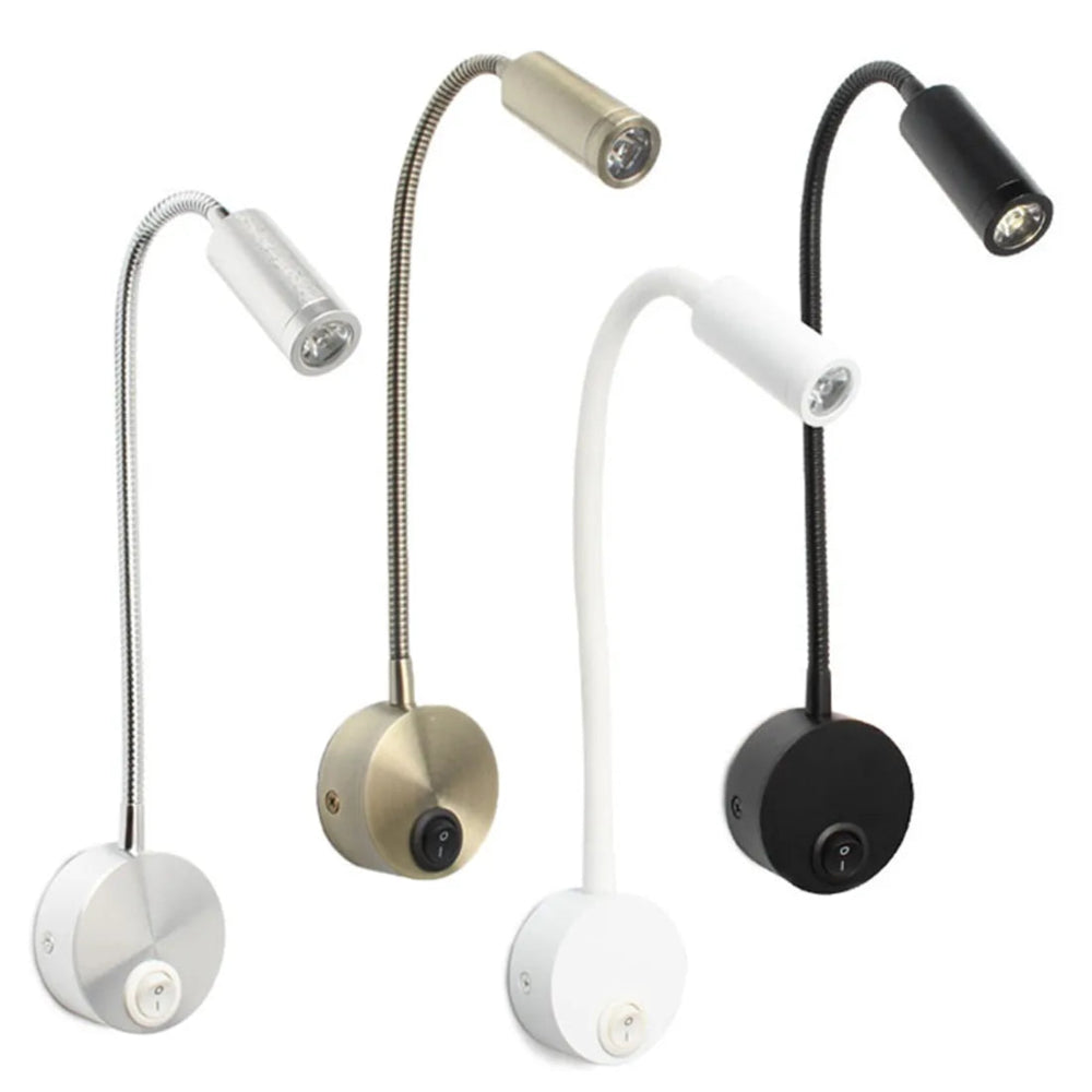 LumaBend - Flexible LED-Wandleuchte für Bett, Schreibtisch & Wandmontage