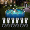 LumaFloat - 6-teilige wasserdichte LED-Solar-Poolbeleuchtung