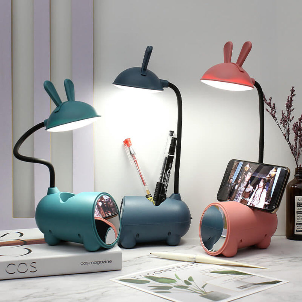 LumiTouch - LED-Tischleuchte mit Touch-Steuerung und Stifthalter
