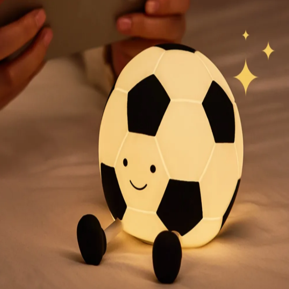 LumoKick - Wiederaufladbares Fußball-Nachtlicht aus Silikon