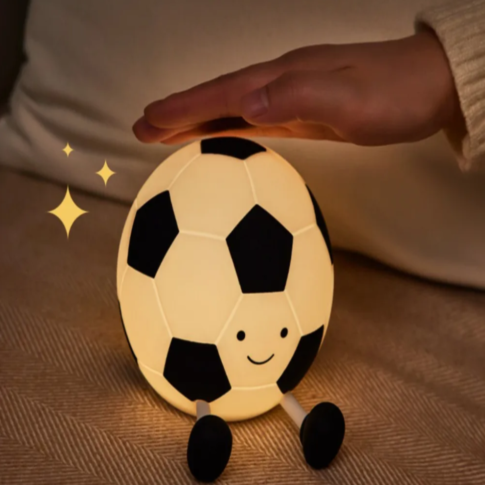 LumoKick - Wiederaufladbares Fußball-Nachtlicht aus Silikon