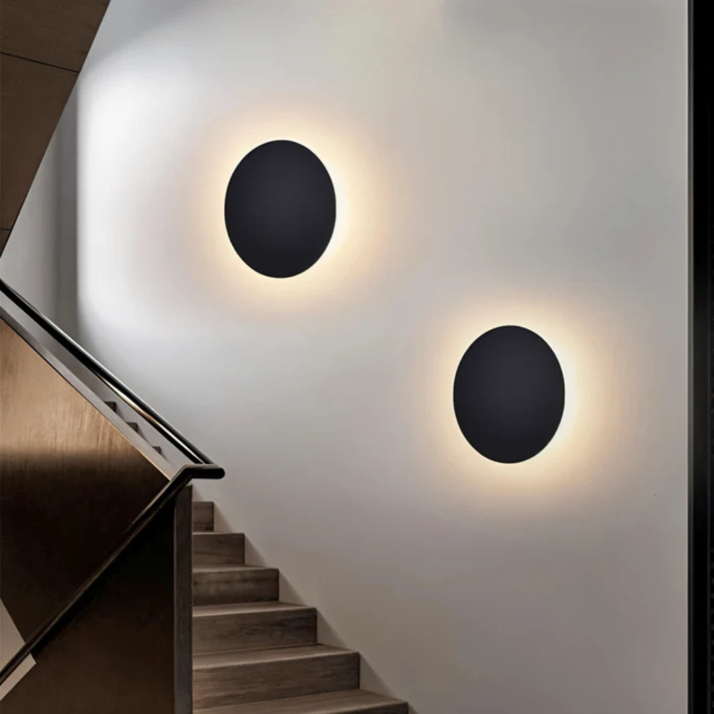 LumoLite - Elegante LED-Wandleuchte mit rundem, modernem Design