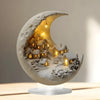 Lunadale - Acryl Mond & Dorfszene Dekor