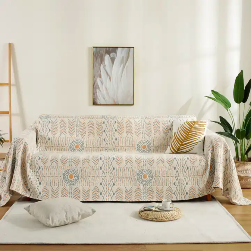 Mandavya - Boho Mandala Wende-Wärmedecke