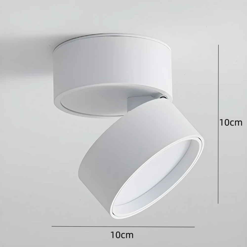 MiniAdjust – Einstellbare LED-Deckenleuchte zur Aufputzmontage