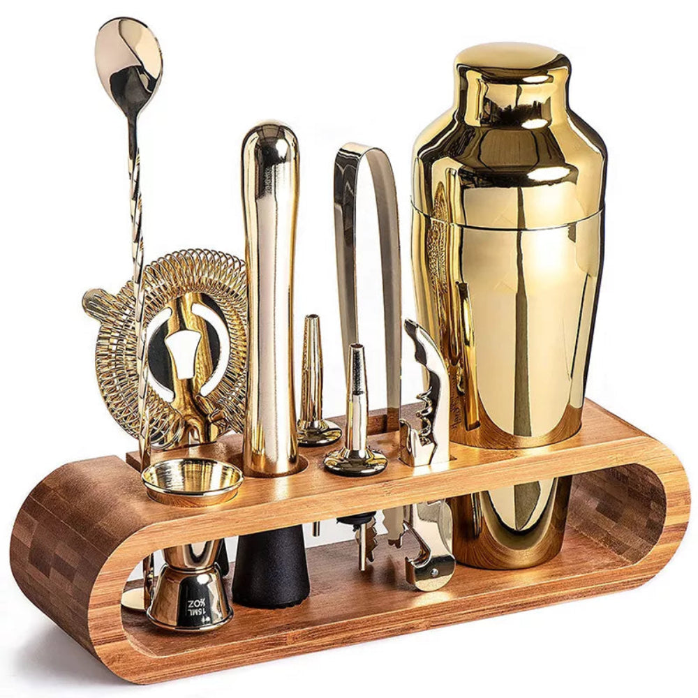 Mixique Kit - Luxuriöses Metallic-Bar-Set Stylische Cocktails