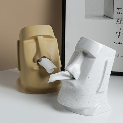 Moaibox - Nordische Keramik Moai Tissue-Halter