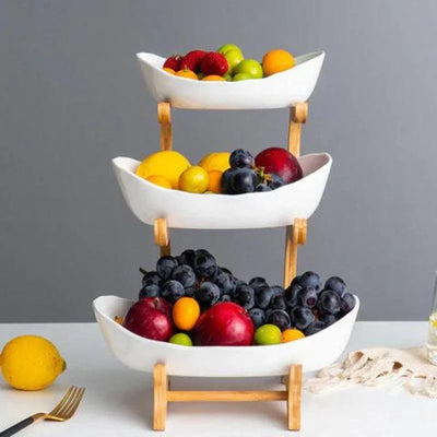 BambuNest - Moderner Obstkorb aus Bambus