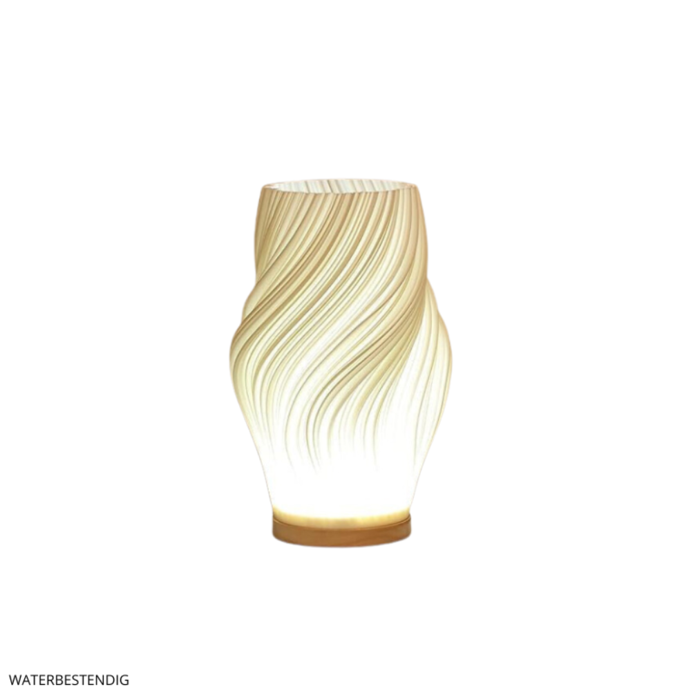 Modern Wave Tischleuchte - Helligkeit einstellbar
