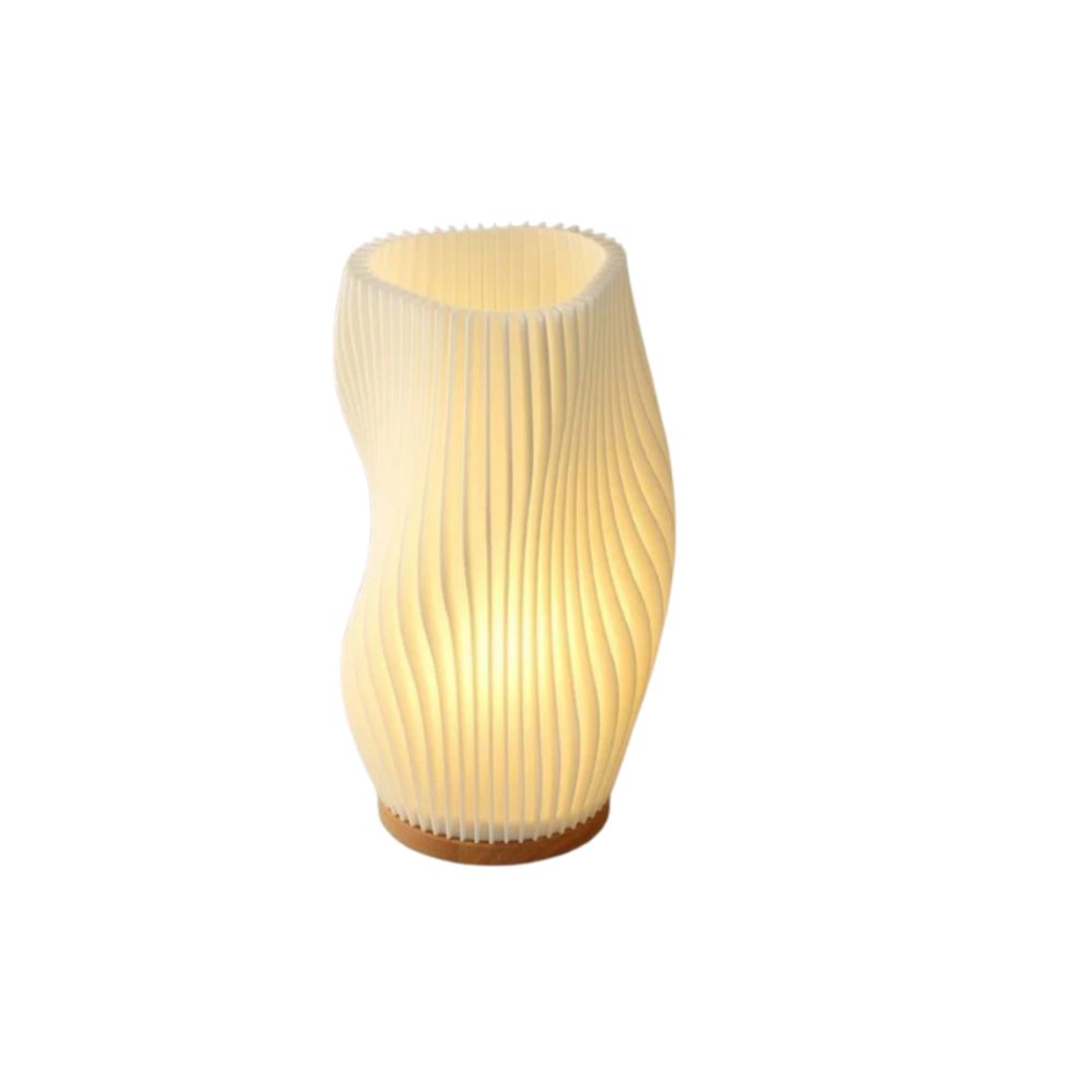 Modern Wave Tischleuchte - Helligkeit einstellbar
