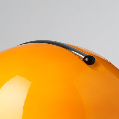 Moderne Schreibtischlampe aus der Jahrhundertmitte - Orange Dome Design
