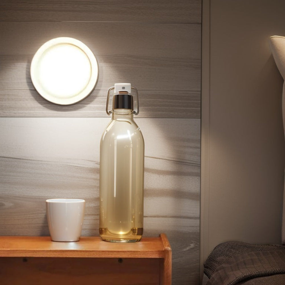 Moderne Wandlampe mit Grübchen - Dekorative Innenbeleuchtung