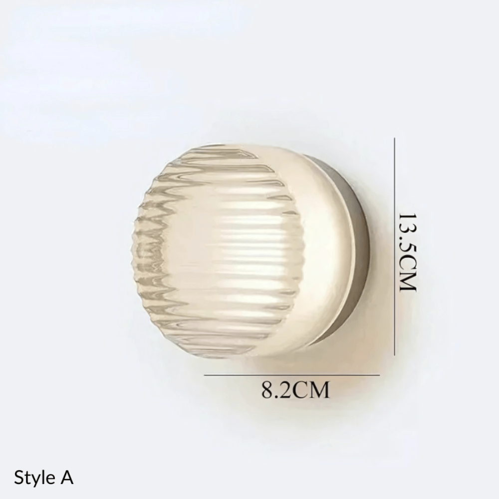 HaloGlow - Moderne runde LED-Wandleuchte