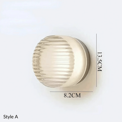 HaloGlow - Moderne runde LED-Wandleuchte