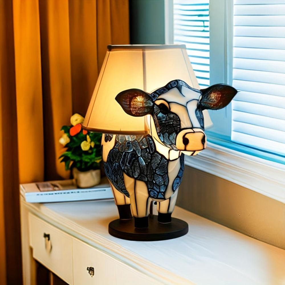 MooLume - Kunstvolle Kuh-Lampe mit warmem LED-Licht