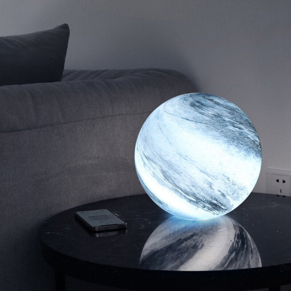 Moondora - Elegante Mondlampe aus Glas