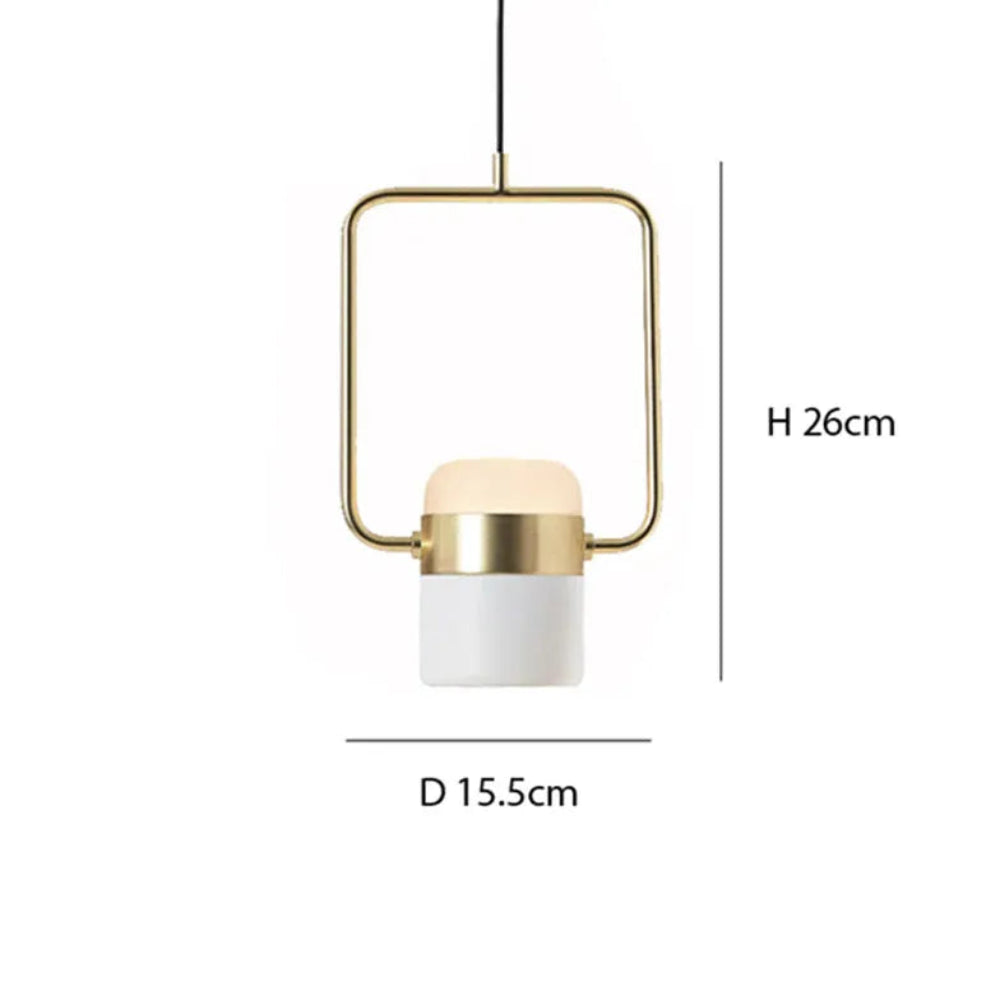 NORDYLUX - Skandinavische Pendelleuchte aus Metall und Glas