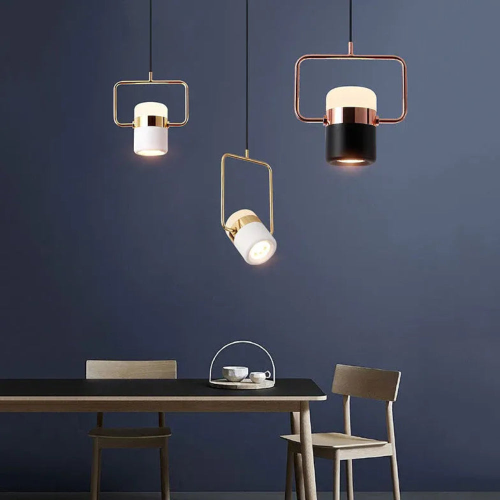 NORDYLUX - Skandinavische Pendelleuchte aus Metall und Glas