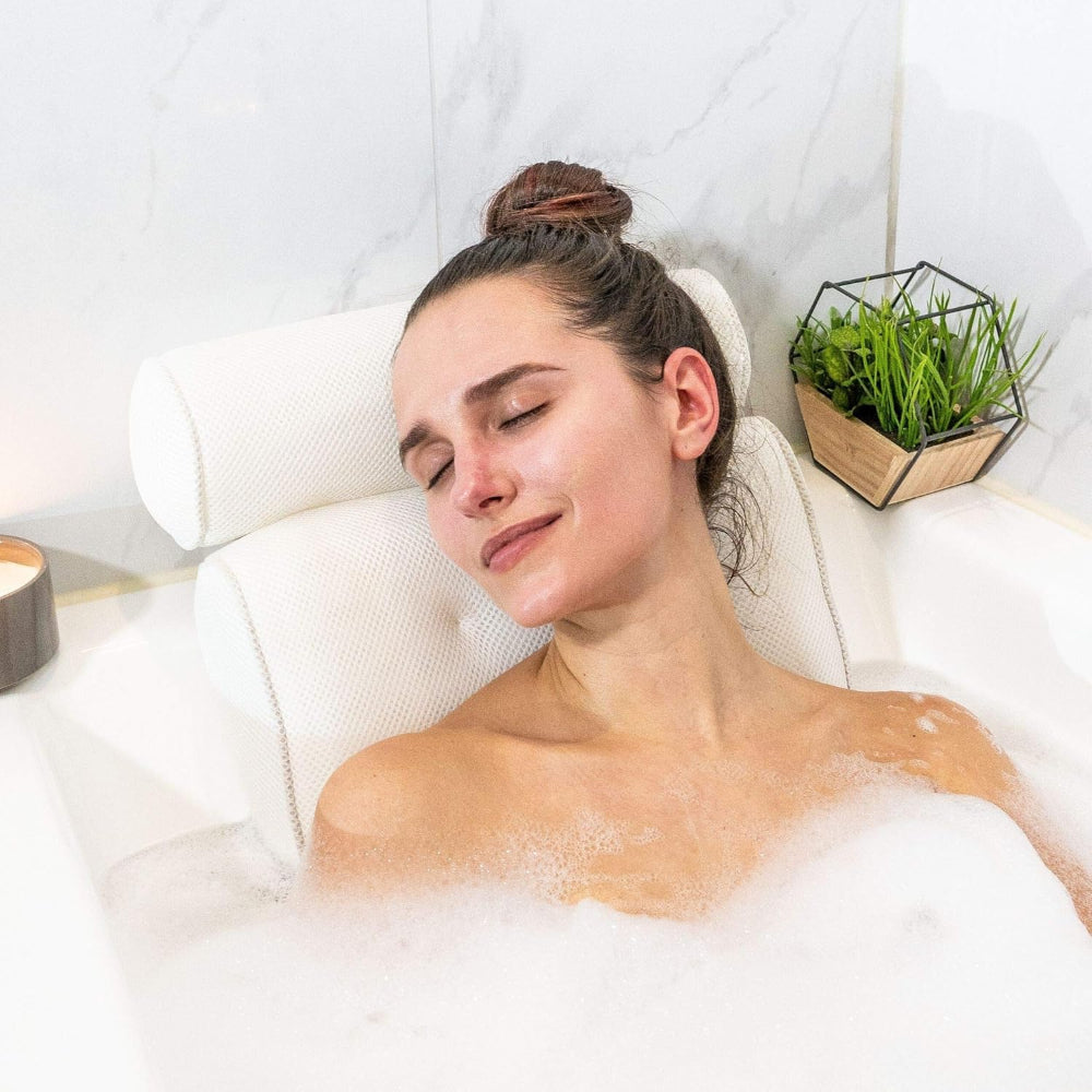 Neckure - Ergonomisches Badekissen mit Nacken- und Schulterstütze