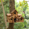 Nestique - Dekoratives Hanfseil-Vogelhaus & Nest-Skulptur