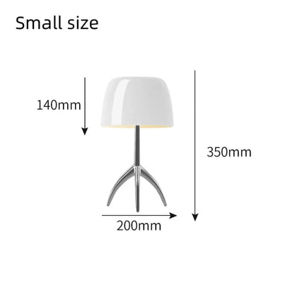 NordicGlow Tischleuchte – Skandinavisches Design aus Glas & Metall