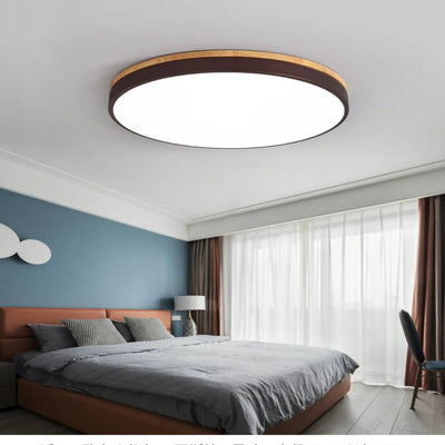 Deckenleuchte aus Naturholz - Nordic Minimalist Design