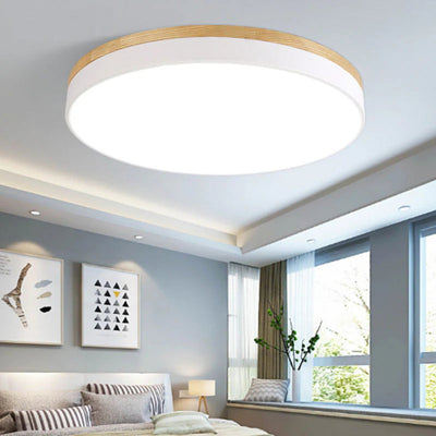 Deckenleuchte aus Naturholz - Nordic Minimalist Design