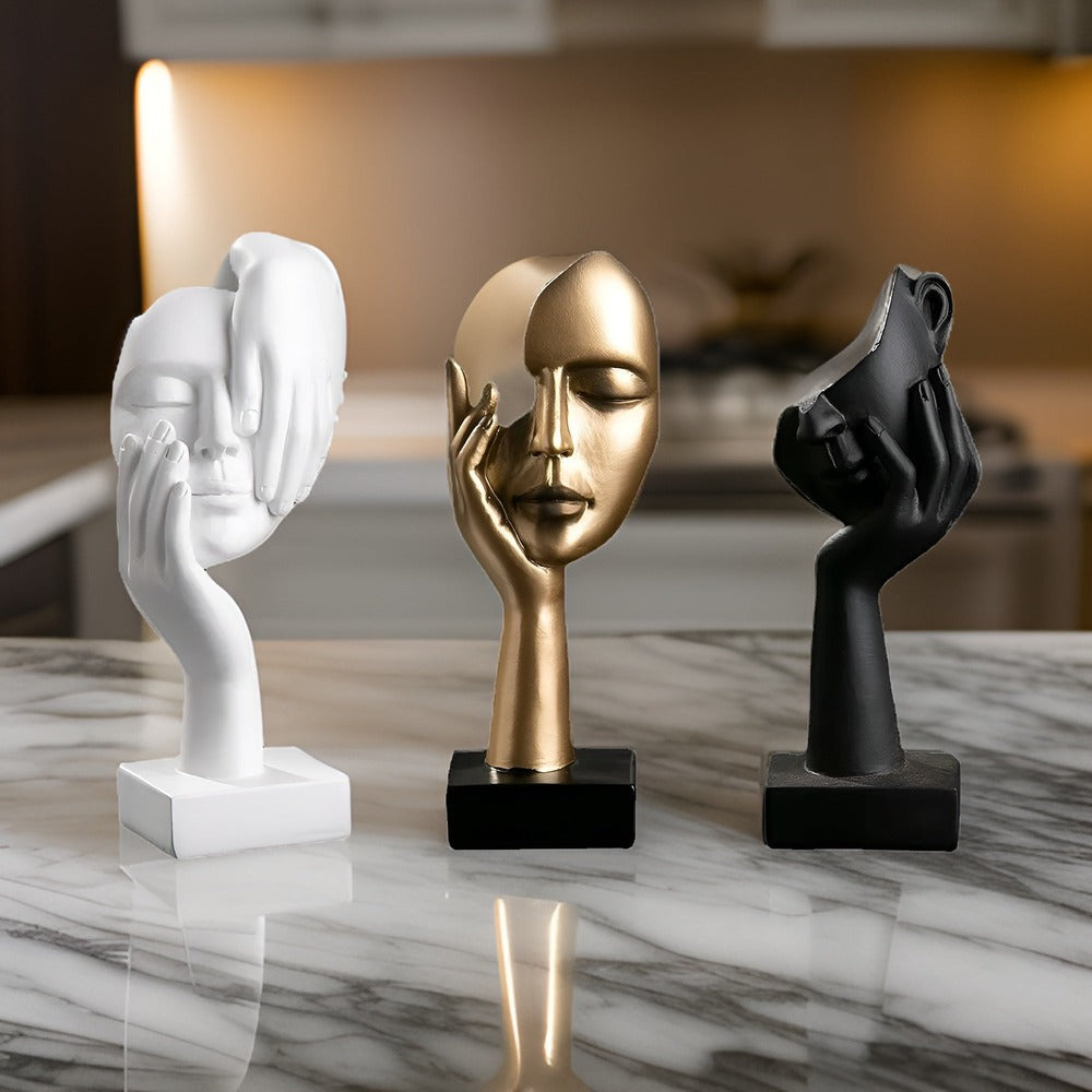Nordiska - Abstrakte Kunstharz-Skulptur